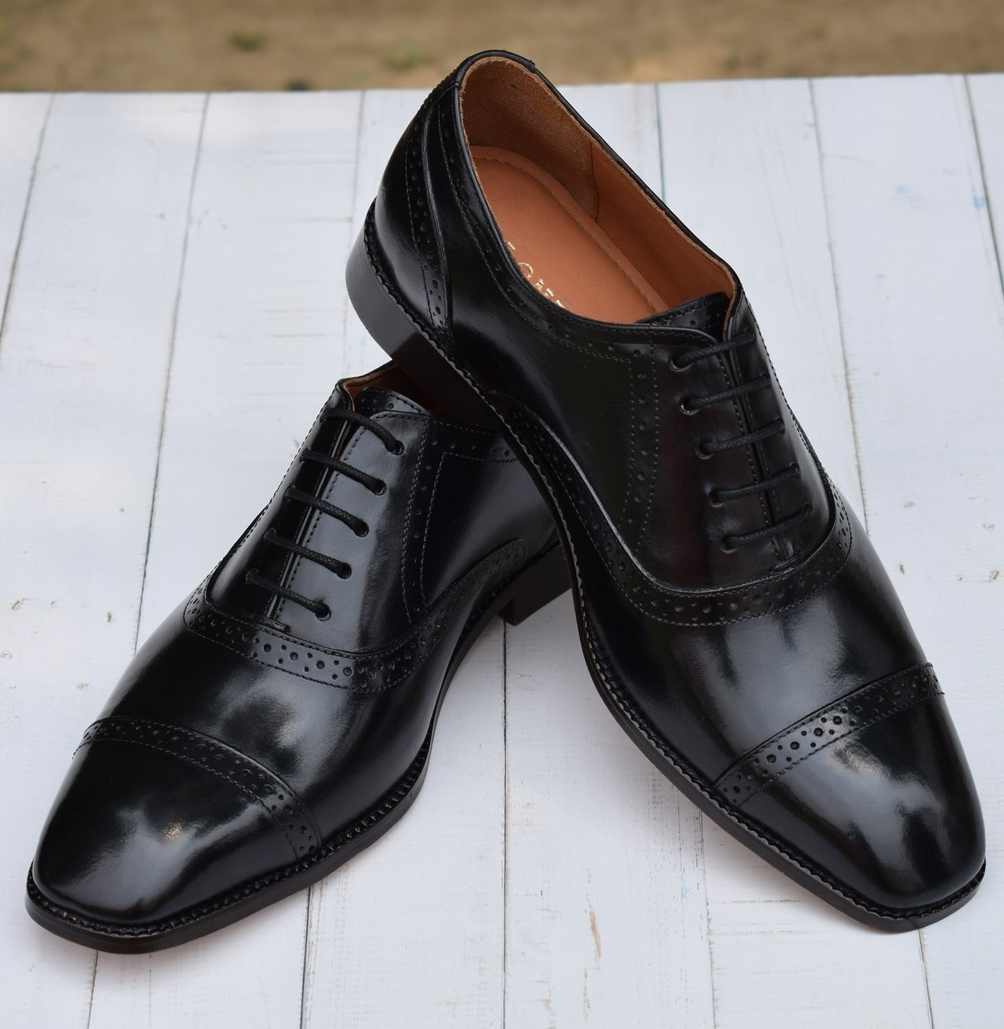 Robert Handmade Leather Brogue Shoes
