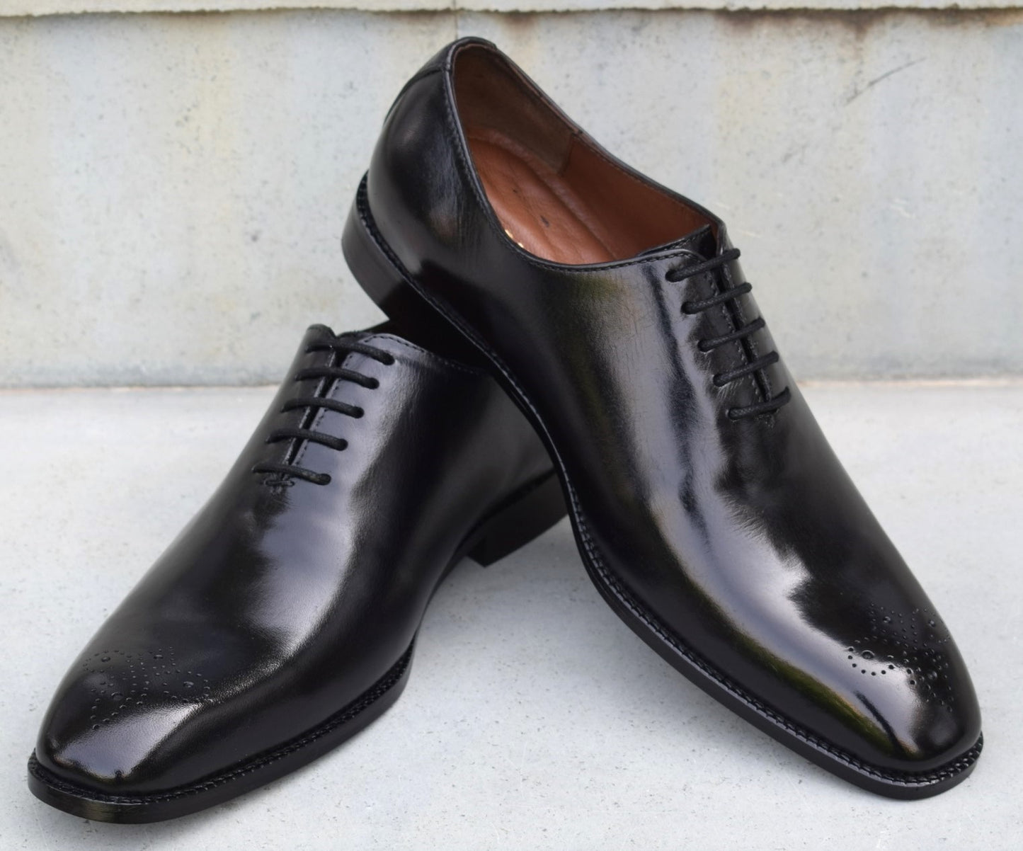 Robert HandPatina Leather Sole Shoes