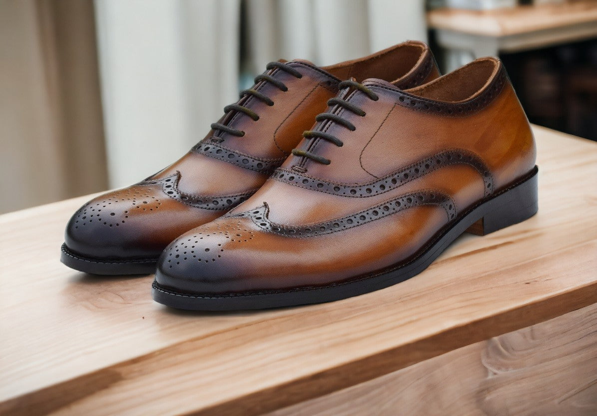 Mens leather sole dress shoes online