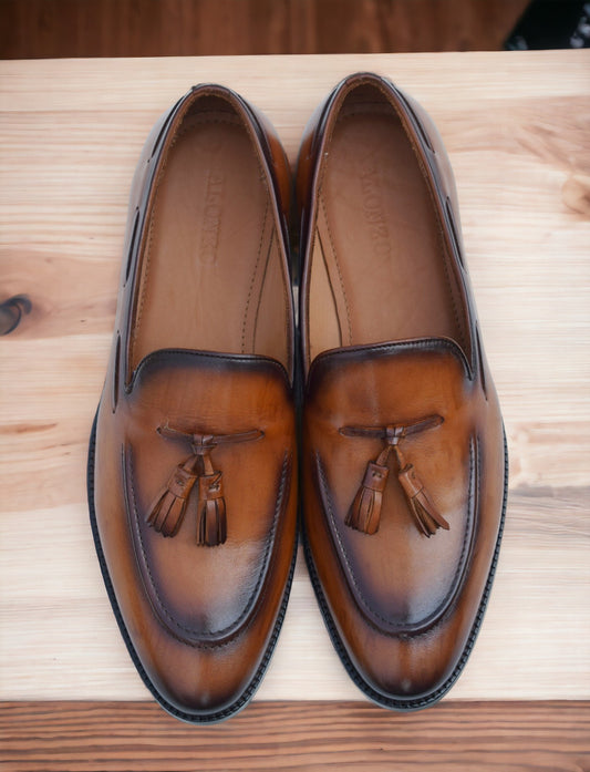 Marcos Handmade Leather Sole Loafers