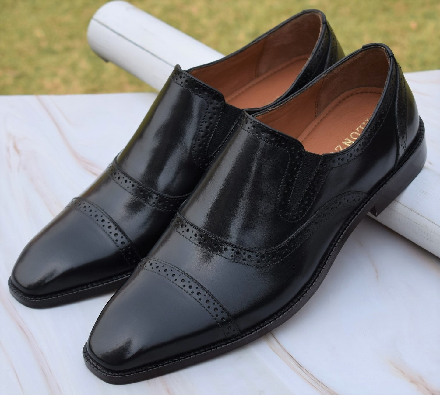 Grant Slipon Brouge Shoes for Men