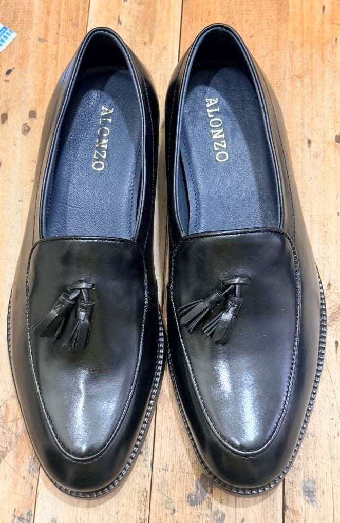 Adam Handmade Black Leather Shoes