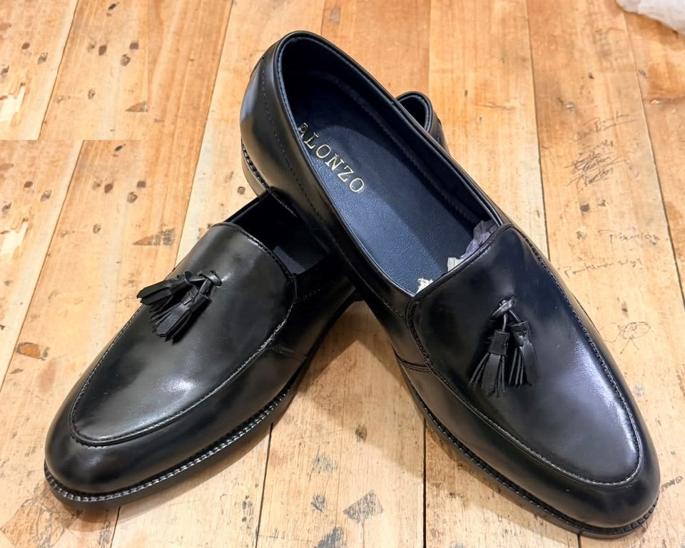 Adam Handmade Black Leather Shoes